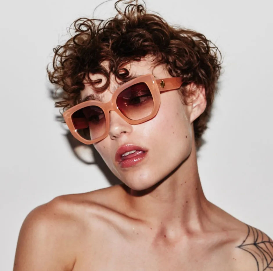 New - Euphoria - Mimosa Pink Sunglasses