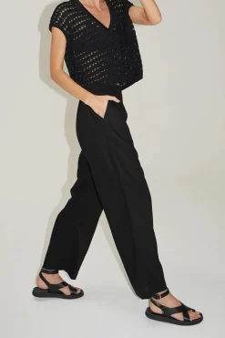 Best - Declan Linen Elastic Waist Pant - Multiple Colors Pants