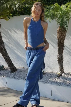 Best - Santo Denim Pant - True Blue Pants