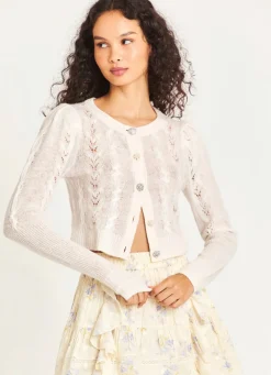 Hot - Birch Cardigan - Porcelain Sweaters & Knits