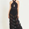 Outlet - Carlotti Dress - Black Dresses | Long Dresses