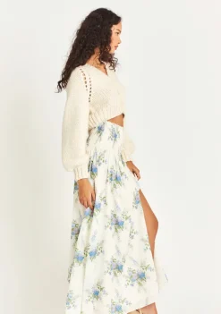 Best - Falune Skirt - Periwinkle Aqua Long Skirts