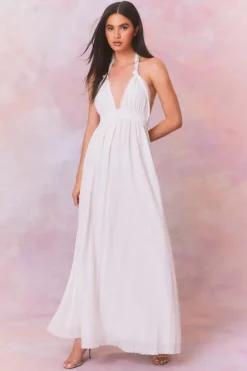 Best - Love Halter Maxi Dress - Iridescent Slate Dresses | Long Dresses