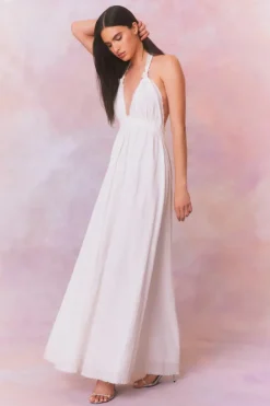 Best - Love Halter Maxi Dress - Iridescent Slate Dresses | Long Dresses
