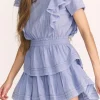 New - Natasha Dress - Heather Blue Dresses | Mini Dresses