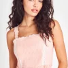 Fashion - Skipper Bustier - Bubble Bath Pink Crop Tops