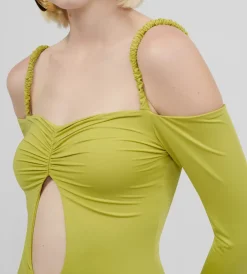 Fashion - Calice Cutout Midi Dress - Oasis Green Dresses | Long Dresses