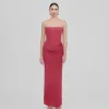 Hot - Campano Dress - Crimson Midi | Midi Dresses
