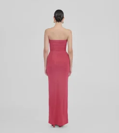 Hot - Campano Dress - Crimson Midi | Midi Dresses