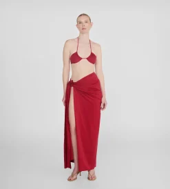 Sale - Capella Pareo Skirt - Carmesi Coverups