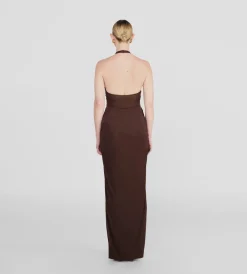 Discount - Conto Dress - Wood Midi | Midi Dresses