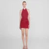 Hot - Corda Skirt - Carmesi Mini Skirts