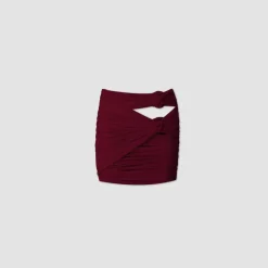 Hot - Corda Skirt - Carmesi Mini Skirts