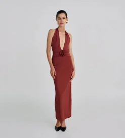 Hot - Lirio Dress - Chestnut Dresses | Long Dresses
