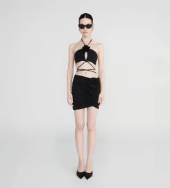Sale - Margua Skirt - Black Coverups | Mini Skirts