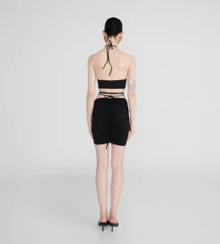 Sale - Margua Skirt - Black Coverups | Mini Skirts