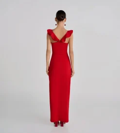 Outlet - Sortilegio Dress - Red Dresses | Long Dresses