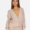 Discount - Gerran Crop Cardigan - Soft Beige Sweaters & Knits