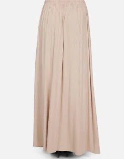 Outlet - Kenno Maxi Skirt - Soft Beige Long Skirts