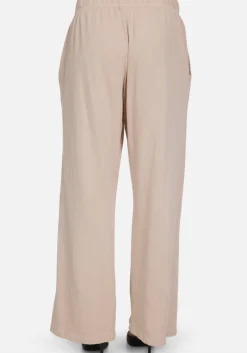 Online - Mabel Wide Leg Pant - Soft Beige Pants