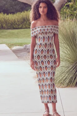 Sale - Avi Dress - Brown Midi | Midi Dresses