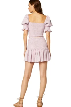 Discount - Azar Skirt - Lavender Mini Skirts