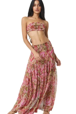Sale - Banu Bandeau - Summer Ikat Crop Tops