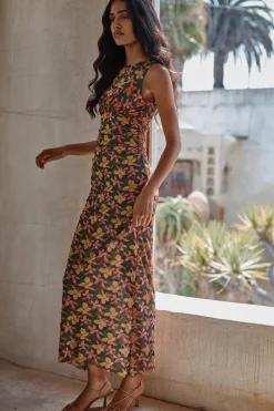 Discount - Blythe Dress - Plumeria Mix Midi | Midi Dresses