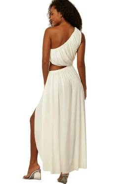 Online - Calliope Dress - Off White Venezia Dresses | Long Dresses