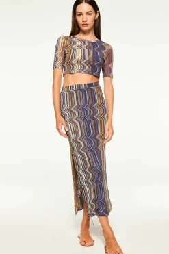Clearance - Love Top - La Banda Blue Crop Tops
