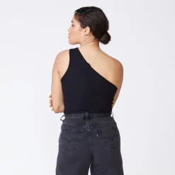 Discount - Cutout One Shoulder Bodysuit In Multiple Colors Bodysuits