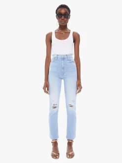 New - High Waisted Rider Ankle Fray - Island Afterhours Denim | All Denim