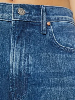 Outlet - PETITES* The Lil' Half Pipe Flood - Black And Blue Flare | High-Rise