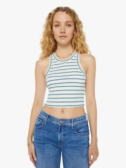 Hot - The Chin Ups Chop - Cream and Latigo Bay Crop Tops