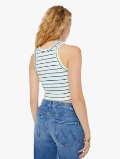 Hot - The Chin Ups Chop - Cream and Latigo Bay Crop Tops