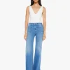 Clearance - The Hustler Roller Patch Pocket Sneak - Piece By Piece Flare | High-Rise