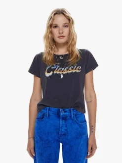 Online - The Itty Bitty Goodie Goodie Crop - Classic Graphic Tees