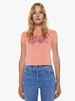 Clearance - The Itty Bitty Ringer - Paris Rome Graphic Tees
