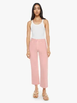Clearance - The Mid Rise Maven Ankle - Candlelight Peach Denim | All Denim