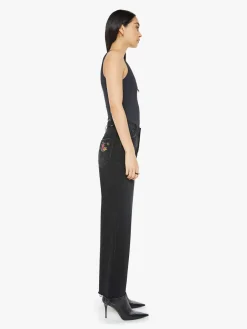 Clearance - The Starry Spitfire Ankle Fray - Black Magic Flare | High-Rise