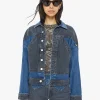 Outlet - The Triangle Drifter - Black And Blue Denim Jackets | Jackets