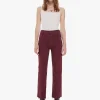 Clearance - The Tripper Ankle Fray - Burgandy Denim | All Denim