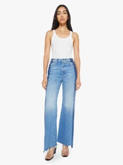 Sale - The Tux Sidestepper Sneak Fray - Double Stacked Flare | Denim