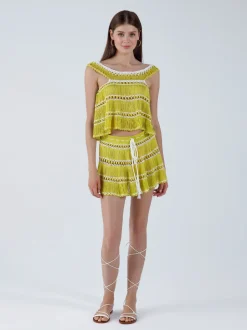 Outlet - Juniper Top - Antique Moss Coverups | Crop Tops