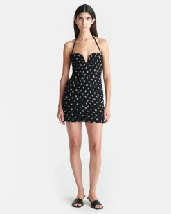 Discount - Jannika Seersucker Tech Chiffon Mini Dress - Polka Mini Dresses | Dresses