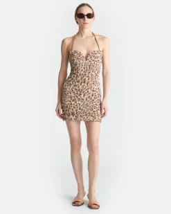 Fashion - Jannika Seersucker Cotton Voile Mini Dress - Ocelot Mini Dresses | Dresses