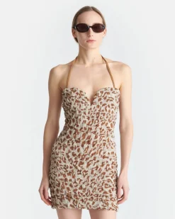 Fashion - Jannika Seersucker Cotton Voile Mini Dress - Ocelot Mini Dresses | Dresses