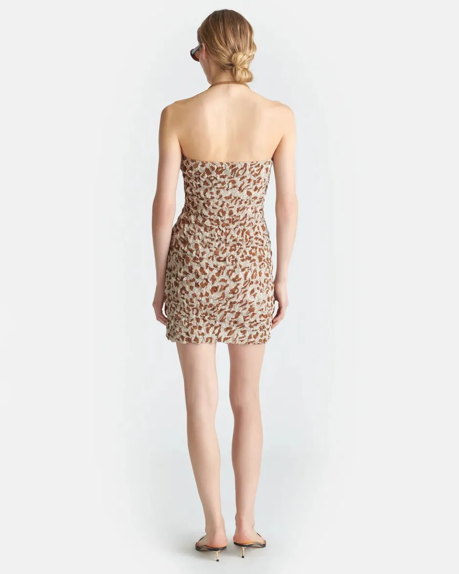 Fashion - Jannika Seersucker Cotton Voile Mini Dress - Ocelot Mini Dresses | Dresses