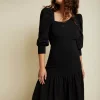 New - Catalina Dress - Jet Black Dresses | Midi