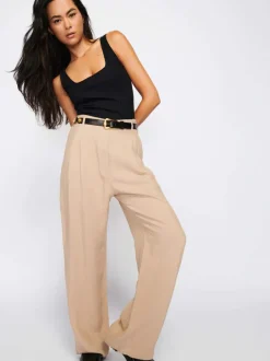Discount - Del Full Leg Trouser - Paper Bag Pants